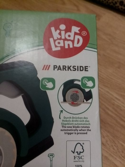 Детски дървен инструмент Playtive/Parkside, Циркуляр