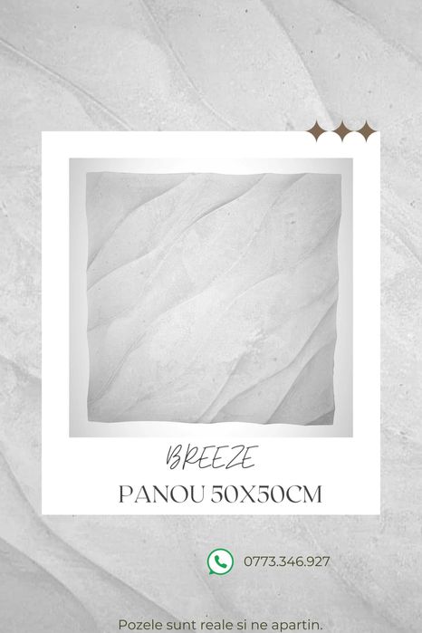 Panou Placaj decorativ 3D Ipsos diverse modele si marimi,oferim montaj