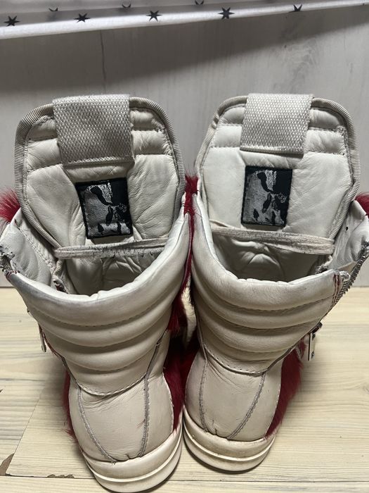 Rick Owens Red geobaskets