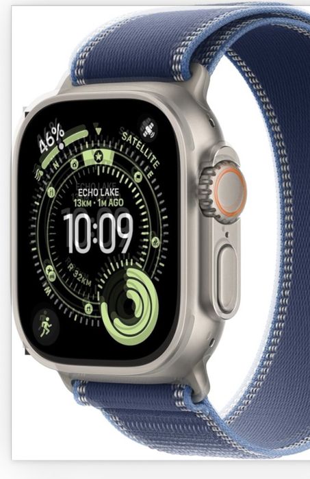 ULTRA 2 bateria 100%  viata. Apple Watch. NOU.Natural Titanium.Full box