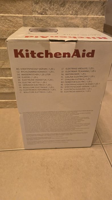 Fierbator KitchenAid 5KEK1222EOB Kettle, 1.25 L, Black, NOU, SIGILAT
