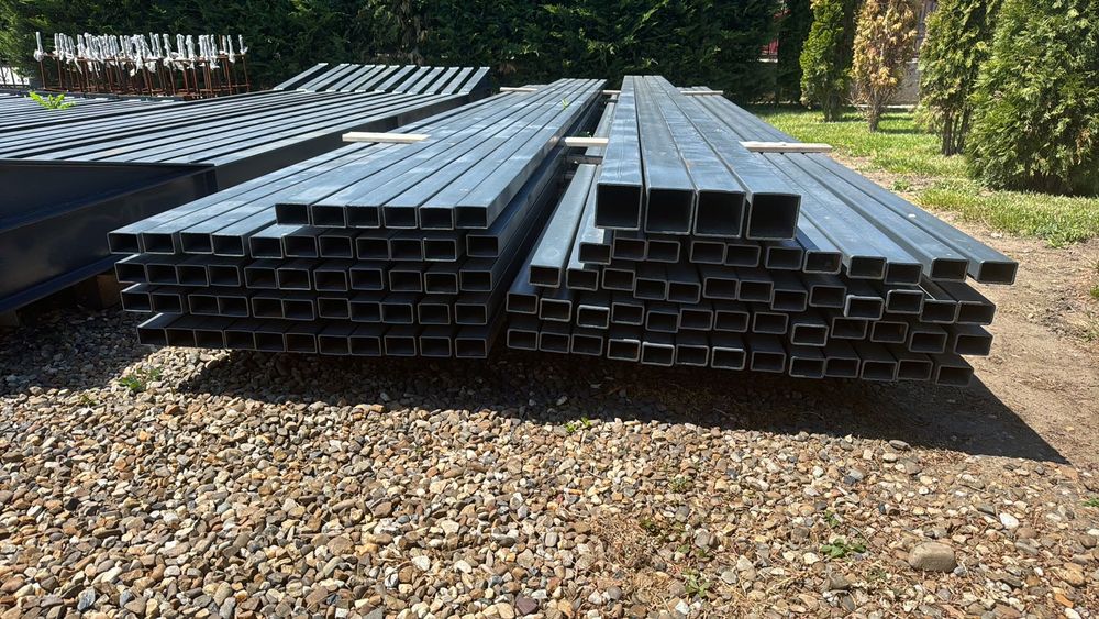 Hală metalică 12/25/4m completa