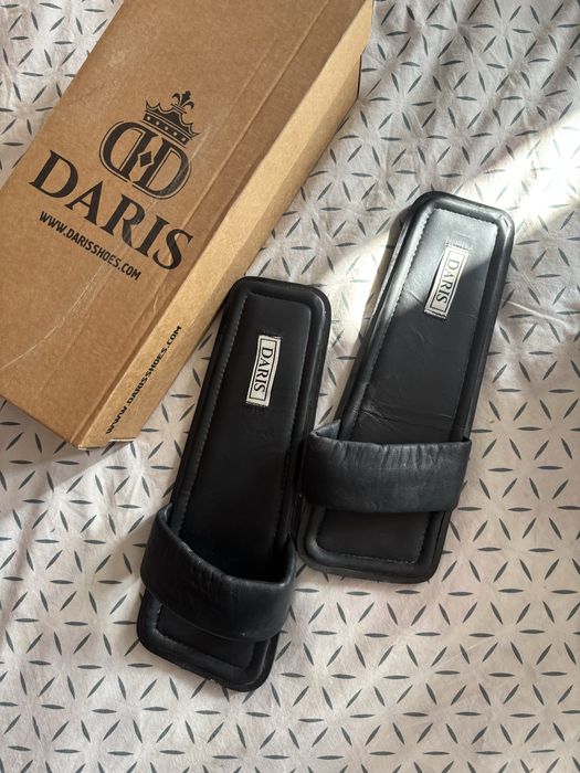 Естествена кожа чехли Daris