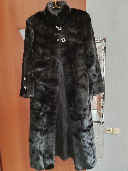 Норковая шуба длинная