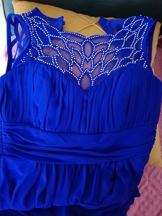 Платье синее,вечернее