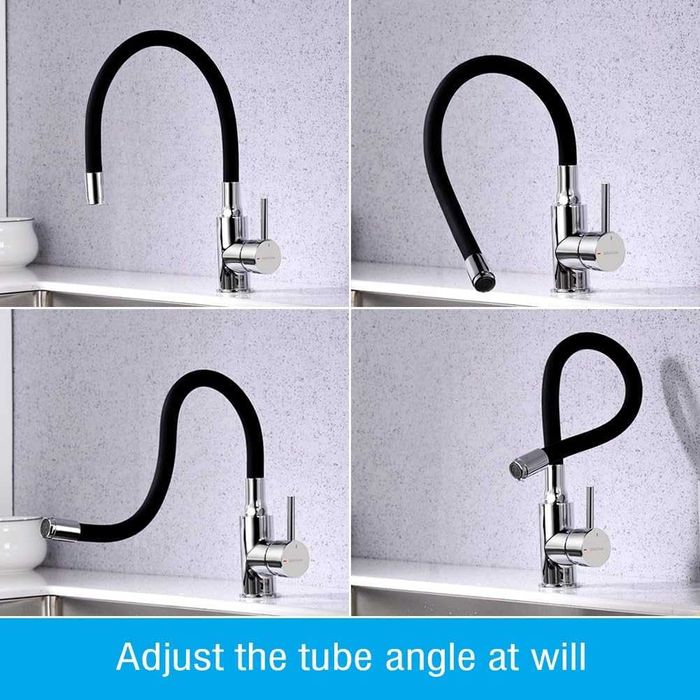 Кухненски смесител GRIFEMA, Гъвкав, 40.1 см височина