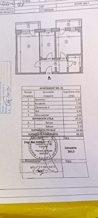 Apartament 2 camere de vânzare complet mobilat și utilat, gata de mutare in Confort Urban, Rahova.