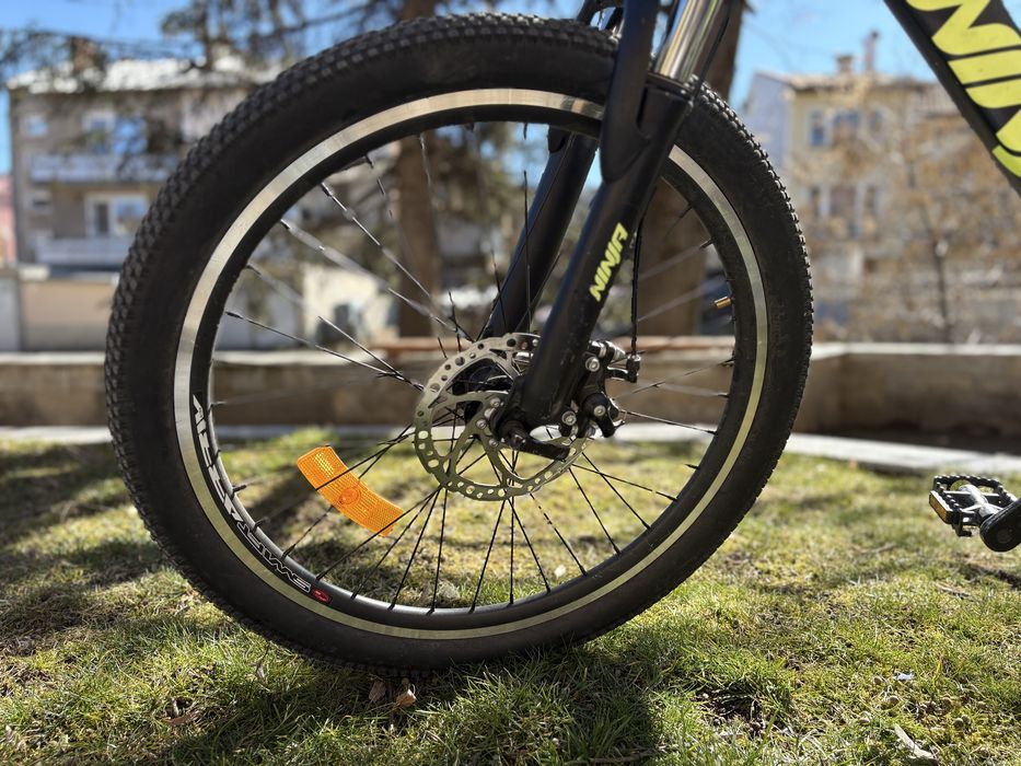 24MTB NINJA – Детски велосипед 24” с 21 скорости и дискови спирачки