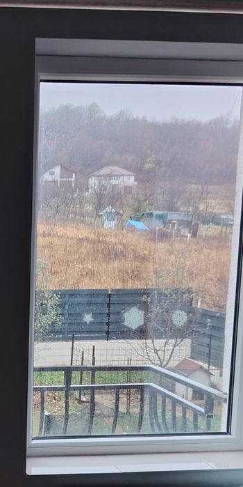 Geam fix de 125 cm înălțime 82 cm lățime