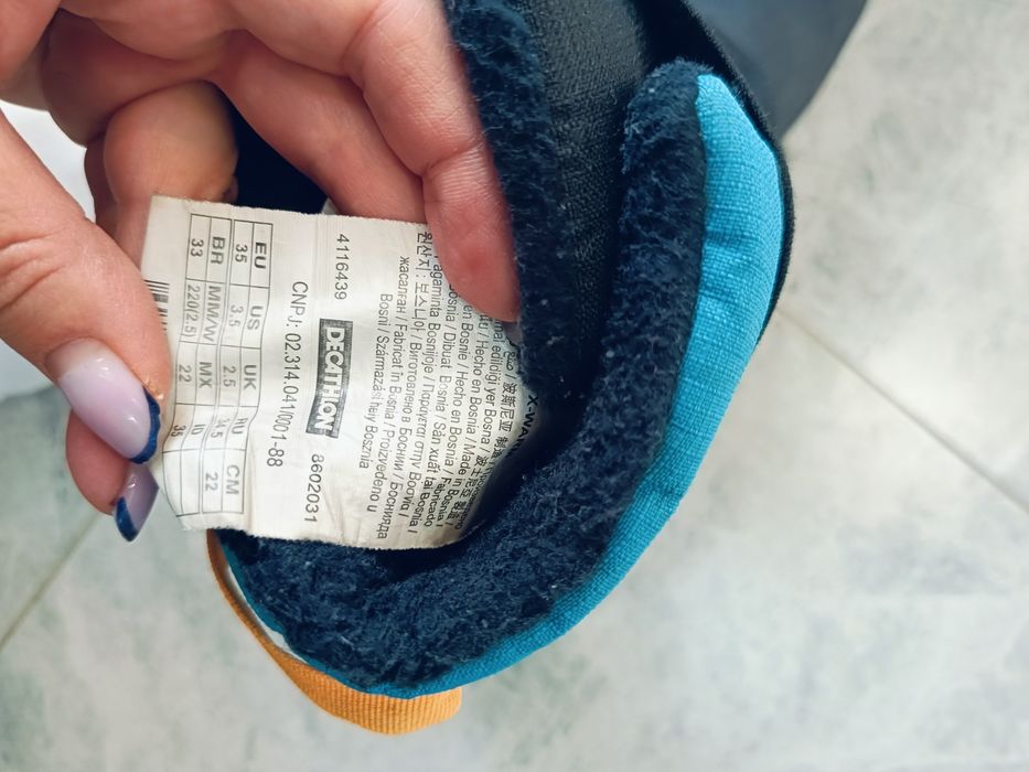 Сапоги 35 размер Decathlon зима