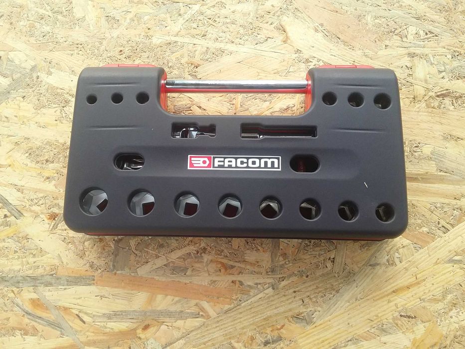 Facom 3/8 " Trusa  tubulare clichet , 18 piese  , Noua  made in France