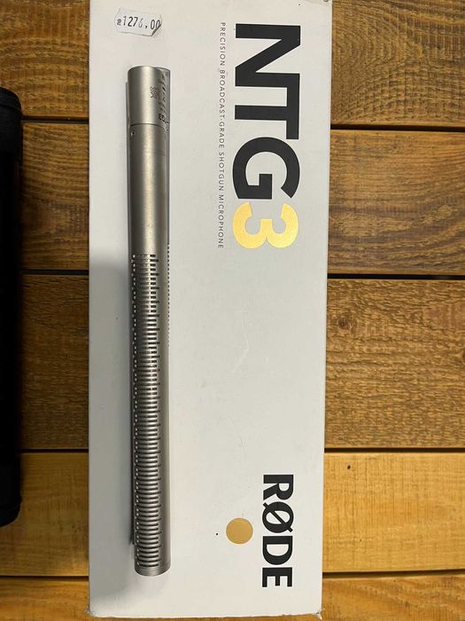 RØDE NTG3 професионален микрофон + Rycote Dead Cat - като нови