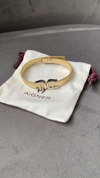 Браслет кожаный Aigner, оригинал