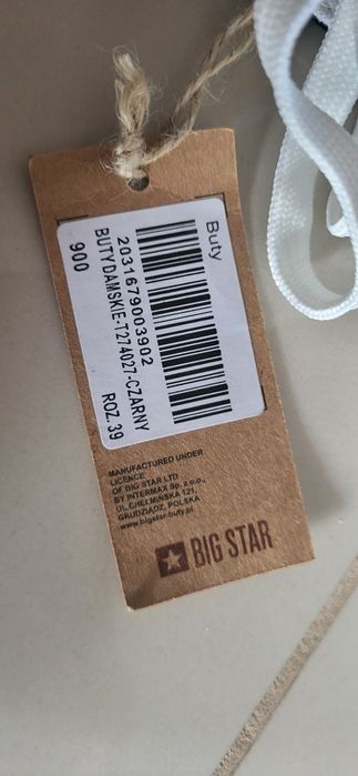 Tenisi noi gheata, Big Star, marimea 39