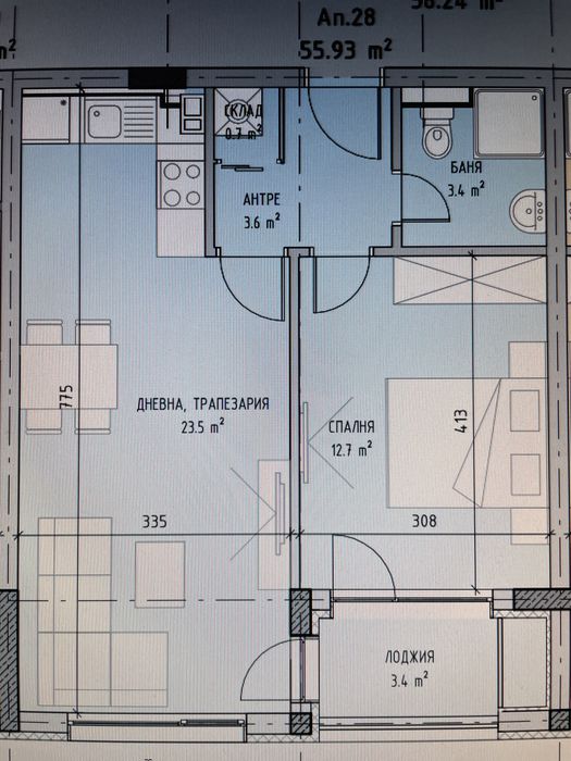 Продава се Двустаен апартамент в София, Студентски град - 67 кв.м за 1750 €/кв.м - Снимка #9