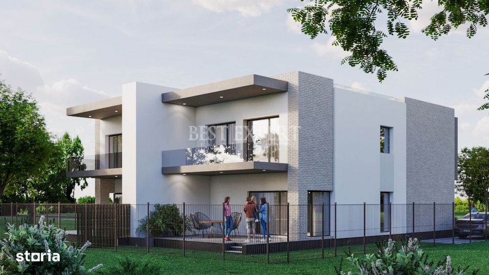 Duplex de vanzare -4 camere, 184 mp utili, curte proprie, 2 Parcari
