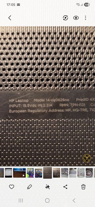 Hp 14 ck0826no i5