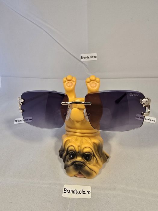 Set Ochelari de soare Cartier Rimless Purple, 17594, made in Italy