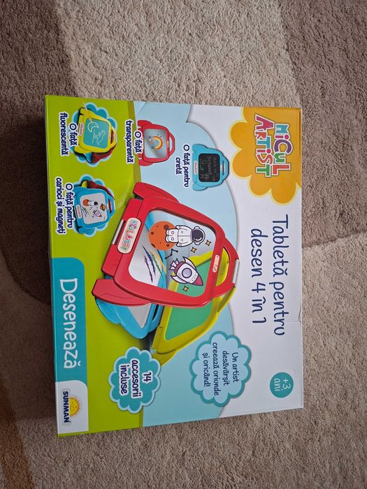 Jocuri Tableta desen 4 in 1 si 2xMicul imbatabil-intrebari&raspunsuri in imagini