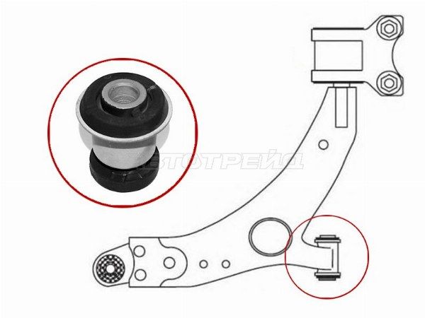 Сайлентблок Mazda Axela