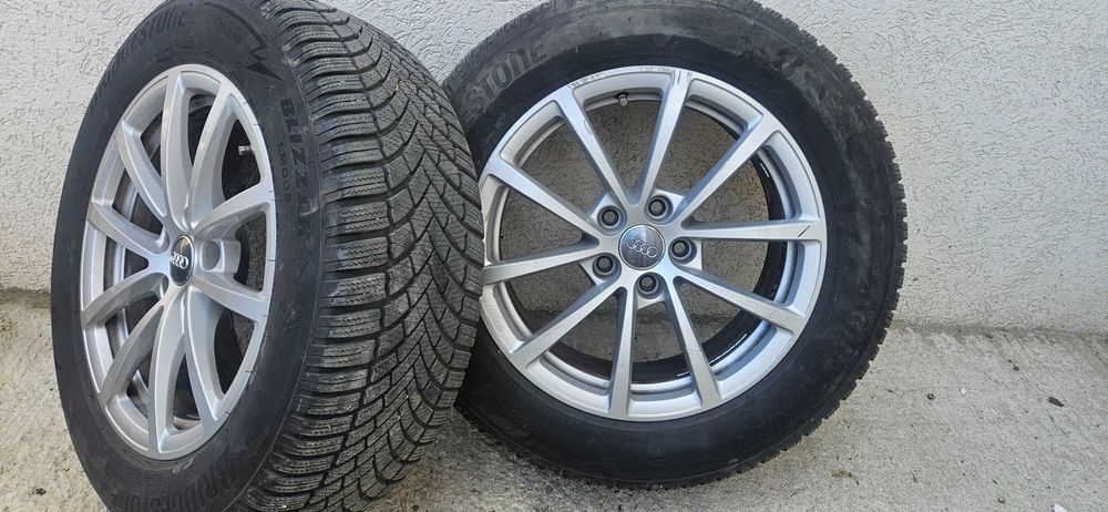Jante+anvelope de iarna AUDI R17 BRIDGESTONE -4 bucati