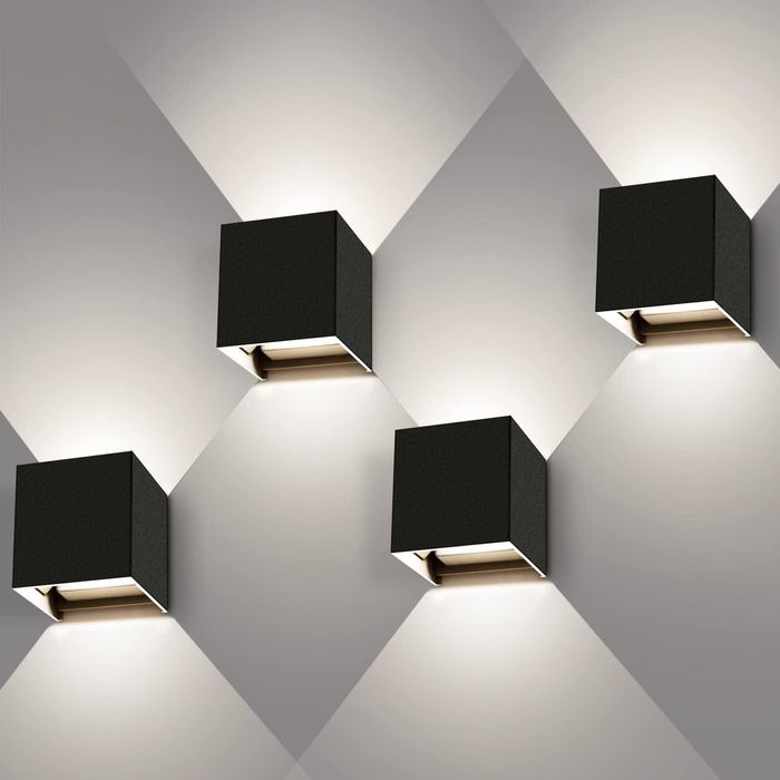 Стенни лед осветителни тела Ledmo.          Нови ! Цвят черно