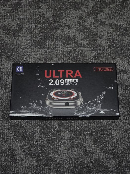 Smartwatch T10 Ultra, ecran mare 2.09", HiWatch PRO, apeluri Bluetooth, nou la cutie