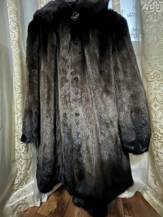 Норковая греческая шуба