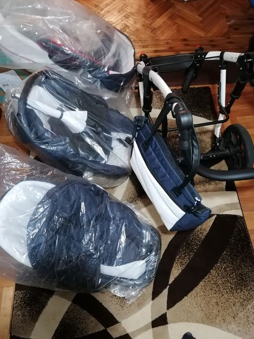 Carucior 3 in 1 Krausman Poema Navy