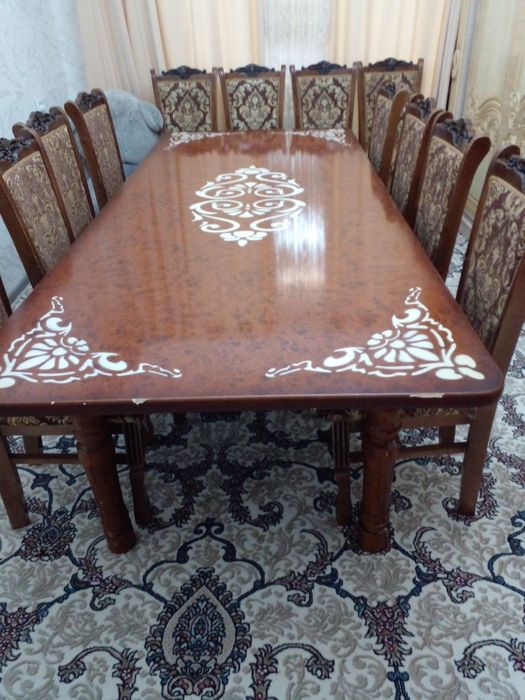 Stol stul, 12kishilik holati a'lo