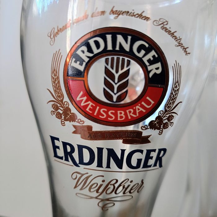 Оригинални бирени чаши Erdinger Weissbier – 6 броя (0.5л)