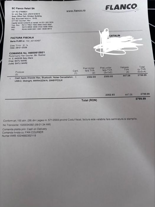 AirPods Max A3184 Midnight USB-C