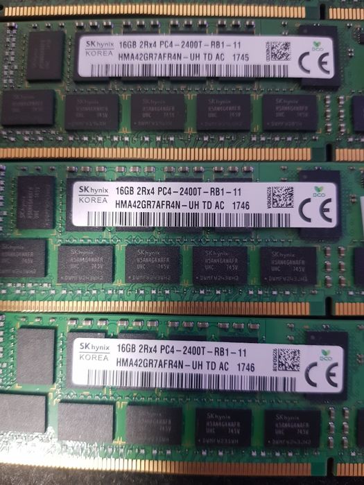 4x 16GB DDR4 Server Memorie RAM 16GB 2400MHz ECC Registered