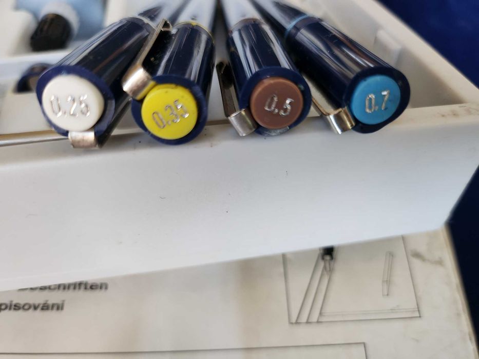 рапидографи Rotring Isograph и Centropen, пергели Orig.Richter de Luxe