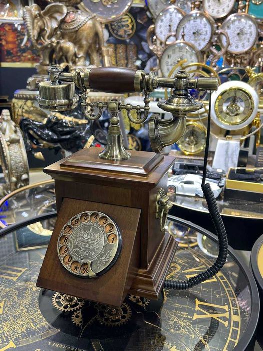 Сувенир Ретро антикварный телефон — идеален для декора и подарка