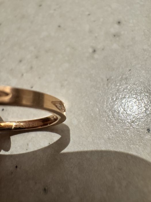 Inel aur roz cu diamante