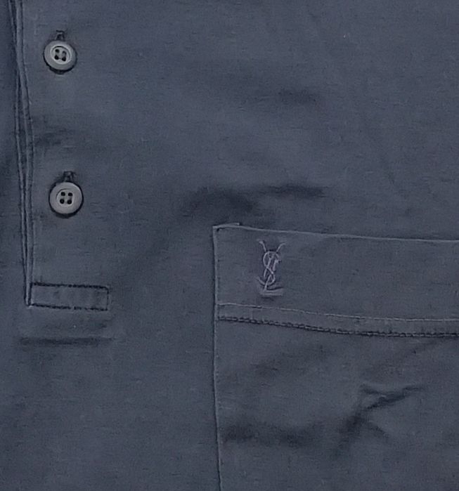 Yves Saint Laurent оригинална тениска L памучна поло фланелка