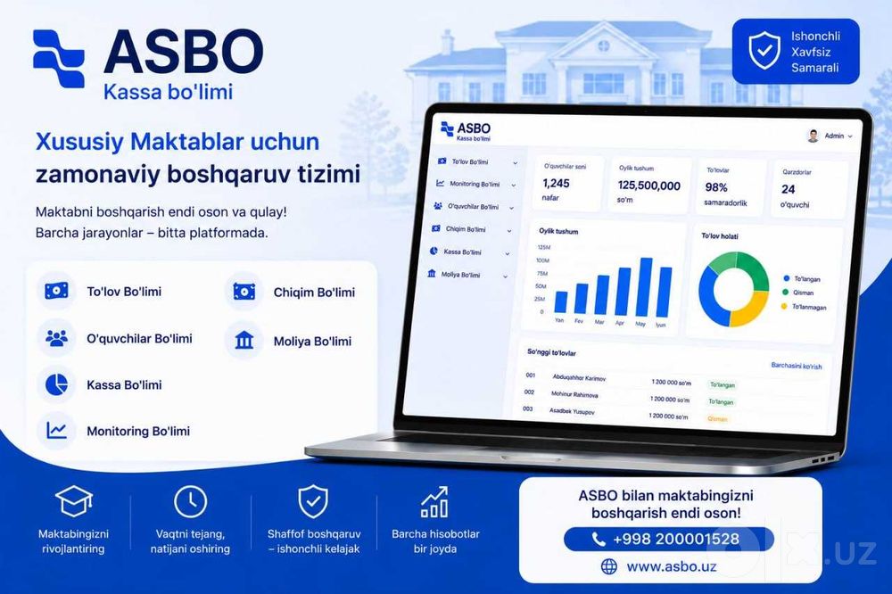 Xususiy maktab Boshqaruv dasturi