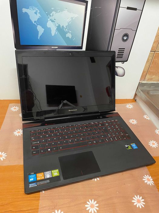 Laptop gaming Lenovo Y50, I7 4710HQ, 16 Gb, Display 4k, garantie