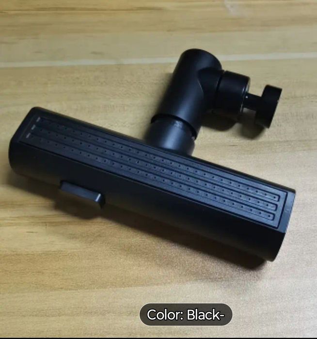 Robinet Bucătărie 3 în 1 Cascadă 360 NEGRU Nou