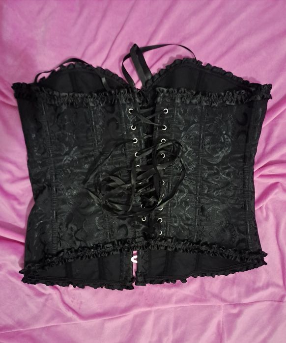 Corset gothic negru