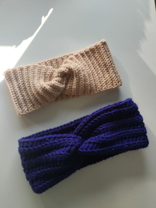 Повязки крючком, ручная работа.