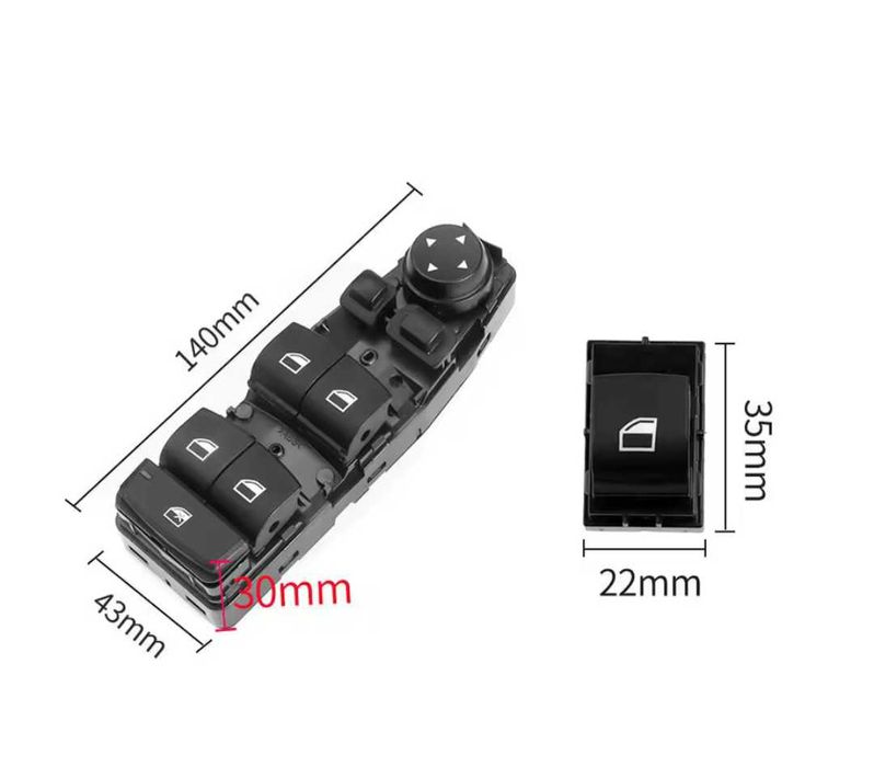 Контролен блок за стъклата за БМВ Ф10 Ф11 Ф06 Ф07 BMW F10 F11 F06 F07