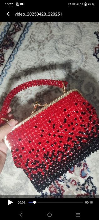 Сумка из хрусталя