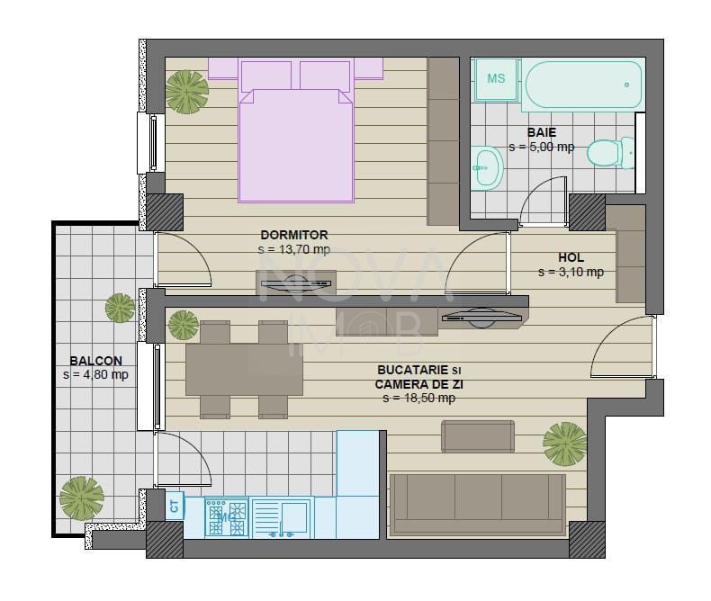 Apartament modern - Turnisor