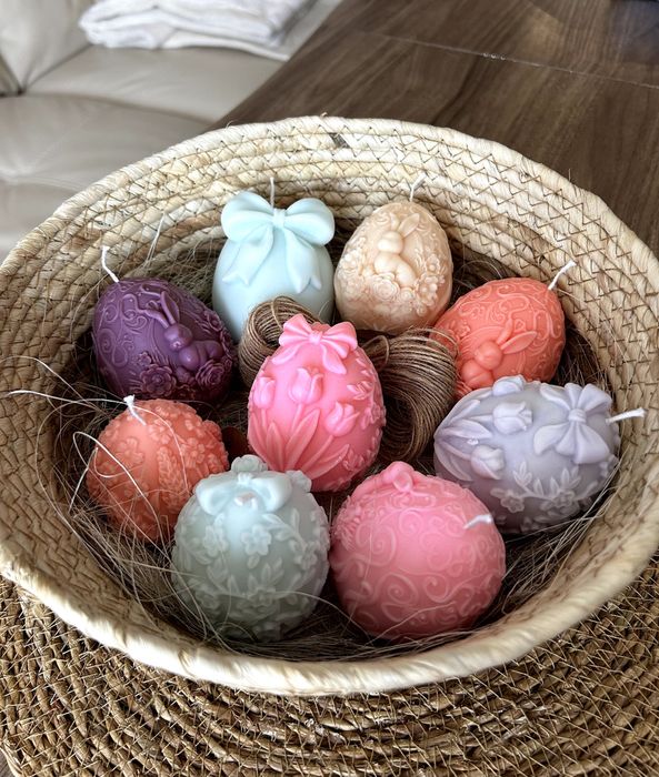 Натурални соеви свещи Великден Ароматни