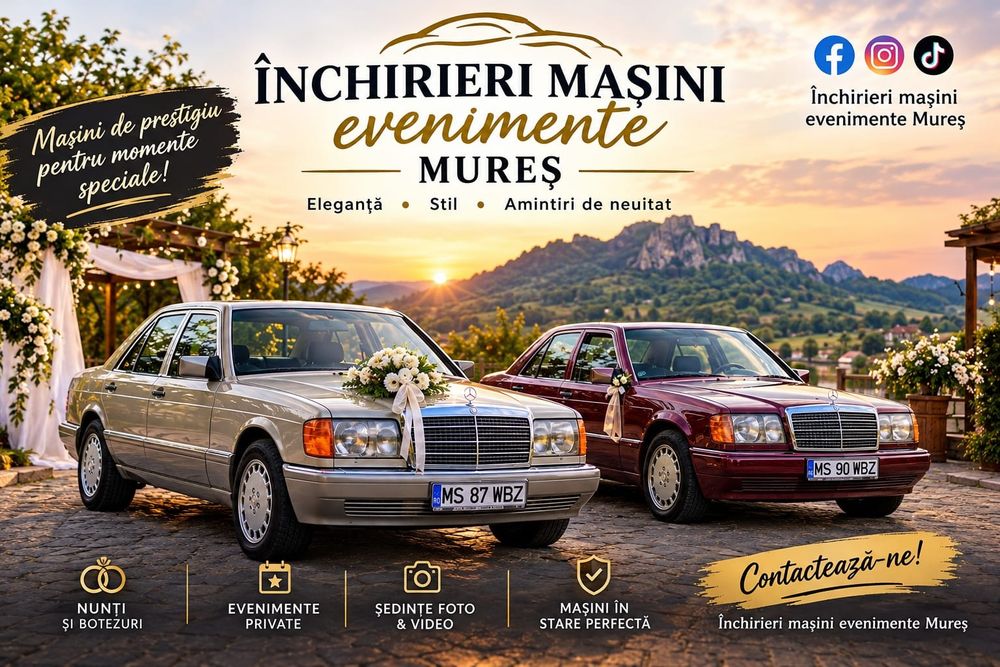 Închiriez mașină evenimente, mașină de epocă, nuntă, filmări,