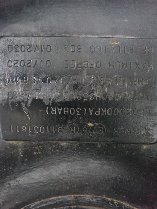 Автомобилна бутилка за LPG