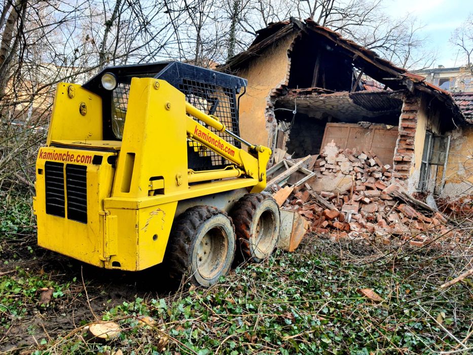 Събаряне на сгради София.Къщи,гаражи,почистване,извозване на отпадъци.