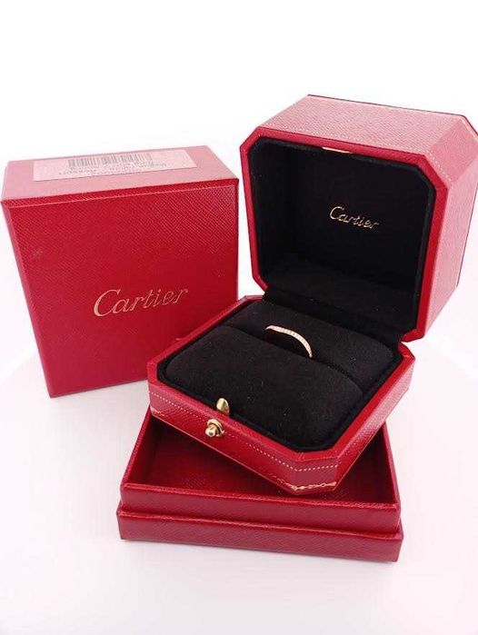 Inel Original Cartier  Ballerina Diamond Pink Gold - 18 ct -Marimea 50